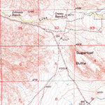 United States Geological Survey Clark, WY-MT (1950, 62500-Scale) digital map