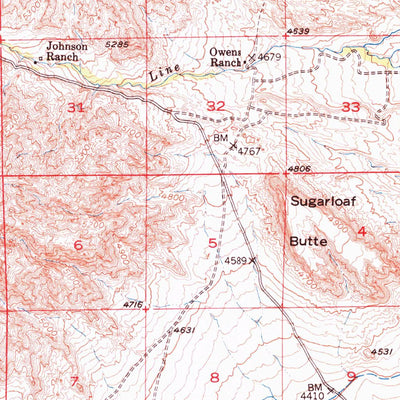 United States Geological Survey Clark, WY-MT (1950, 62500-Scale) digital map