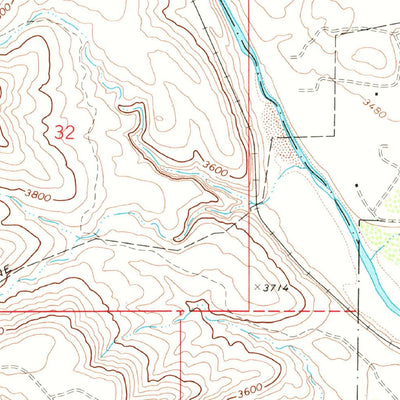 United States Geological Survey Clarkdale, AZ (1973, 24000-Scale) digital map
