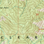 United States Geological Survey Clarke Mountain, ID (1994, 24000-Scale) digital map