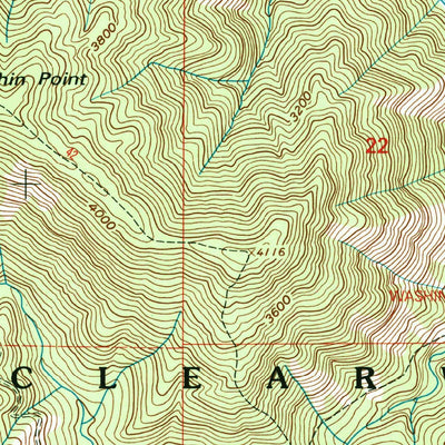 United States Geological Survey Clarke Mountain, ID (1994, 24000-Scale) digital map