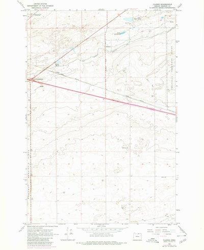 United States Geological Survey Clarke, OR (1962, 24000-Scale) digital map