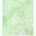 United States Geological Survey Clarkesville, GA (1964, 24000-Scale) digital map