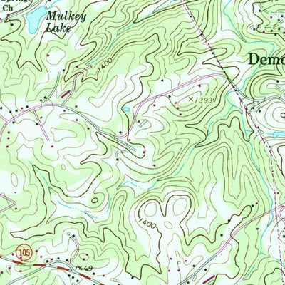 United States Geological Survey Clarkesville, GA (1964, 24000-Scale) digital map