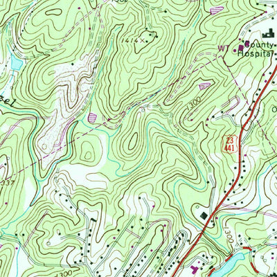 United States Geological Survey Clarkesville, GA (1964, 24000-Scale) digital map