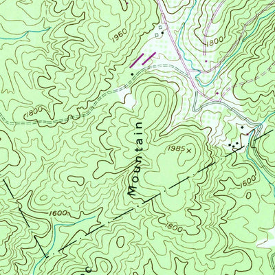 United States Geological Survey Clarkesville NE, GA (1957, 24000-Scale) digital map