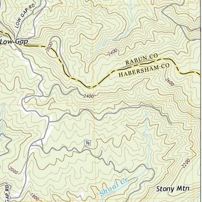 United States Geological Survey Clarkesville NE, GA (2020, 24000-Scale) digital map