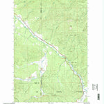 United States Geological Survey Clarkia, ID (1995, 24000-Scale) digital map