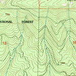 United States Geological Survey Clarkia, ID (1995, 24000-Scale) digital map