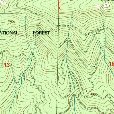 United States Geological Survey Clarkia, ID (1995, 24000-Scale) digital map