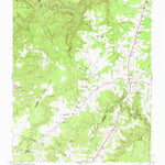 United States Geological Survey Clarkrange, TN (1946, 24000-Scale) digital map