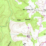 United States Geological Survey Clarkrange, TN (1946, 24000-Scale) digital map