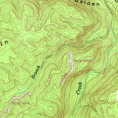 United States Geological Survey Clarkrange, TN (1946, 24000-Scale) digital map