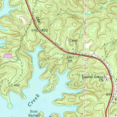 United States Geological Survey Clarks Hill, SC-GA (1964, 24000-Scale) digital map