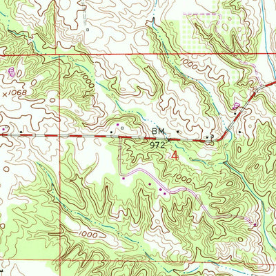 United States Geological Survey Clarksburg, IN (1958, 24000-Scale) digital map