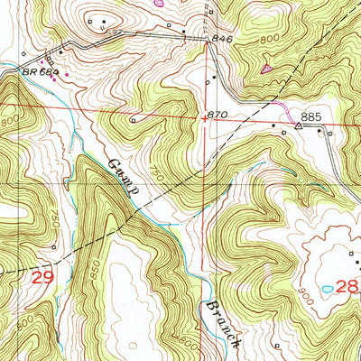 United States Geological Survey Clarksburg, MO (1952, 24000-Scale) digital map