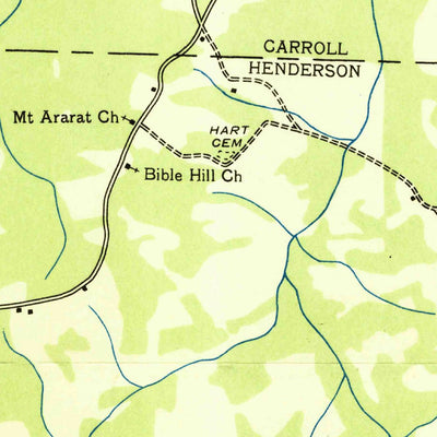 United States Geological Survey Clarksburg, TN (1936, 24000-Scale) digital map