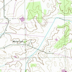 United States Geological Survey Clarksburg, TN (1950, 24000-Scale) digital map