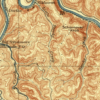 United States Geological Survey Clarksburg, WV (1910, 62500-Scale) digital map