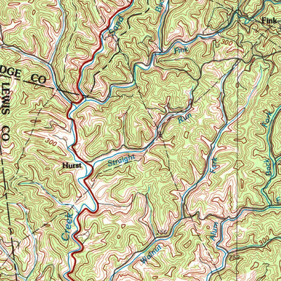 United States Geological Survey Clarksburg, WV (1982, 100000-Scale) digital map