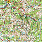 United States Geological Survey Clarksburg, WV-OH-PA (1956, 250000-Scale) digital map