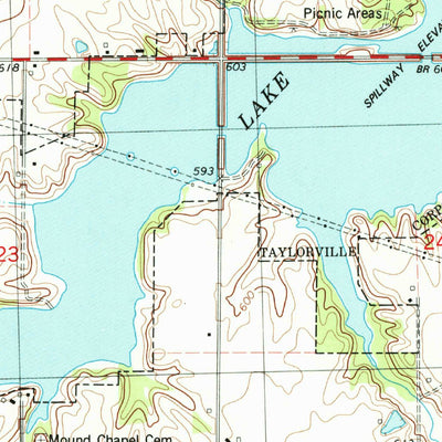 United States Geological Survey Clarksdale, IL (1979, 24000-Scale) digital map
