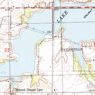 United States Geological Survey Clarksdale, IL (1998, 24000-Scale) digital map