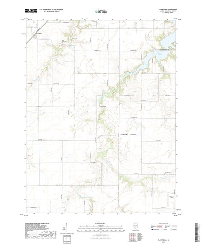 United States Geological Survey Clarksdale, IL (2021, 24000-Scale) digital map