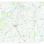 United States Geological Survey Clarksdale, MS-AR (1984, 100000-Scale) digital map