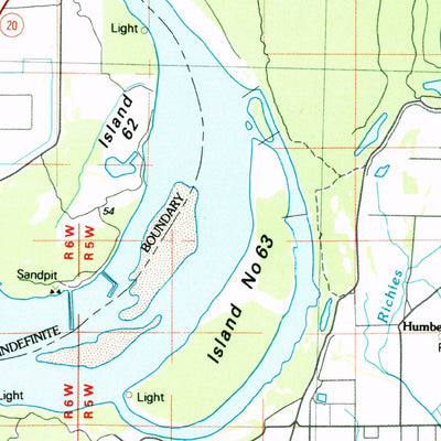 United States Geological Survey Clarksdale, MS-AR (1984, 100000-Scale) digital map