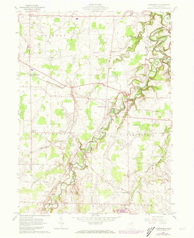 United States Geological Survey Clarksfield, OH (1960, 24000-Scale) digital map