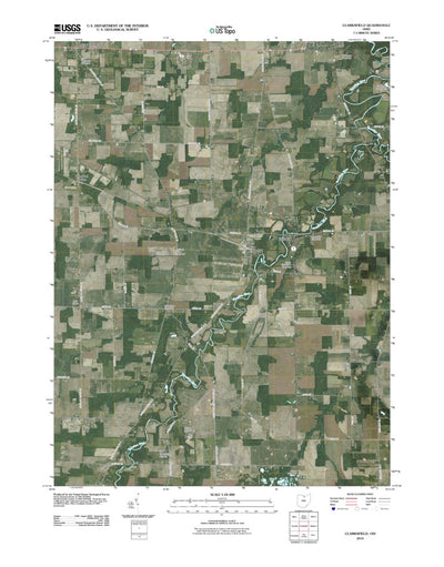 United States Geological Survey Clarksfield, OH (2010, 24000-Scale) digital map