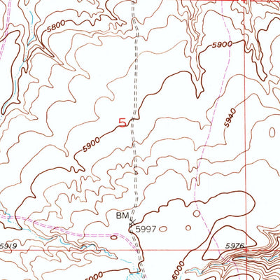 United States Geological Survey Clarkson Hill, WY (1951, 24000-Scale) digital map