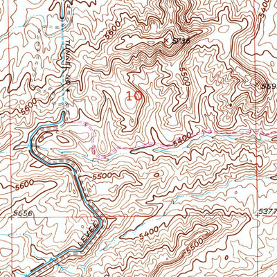 United States Geological Survey Clarkson Hill, WY (1951, 24000-Scale) digital map