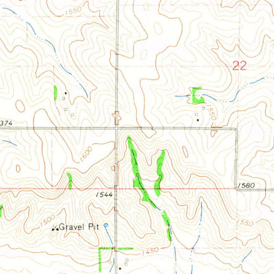 United States Geological Survey Clarkson SE, NE (1966, 24000-Scale) digital map