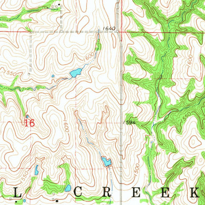 United States Geological Survey Clarkson SW, NE (1966, 24000-Scale) digital map