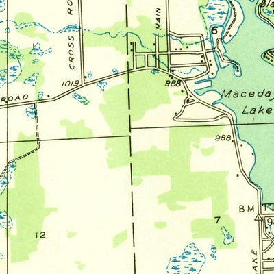 United States Geological Survey Clarkston, MI (1936, 31680-Scale) digital map