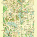 United States Geological Survey Clarkston, MI (1943, 24000-Scale) digital map