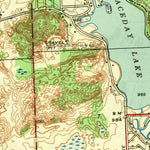 United States Geological Survey Clarkston, MI (1943, 24000-Scale) digital map