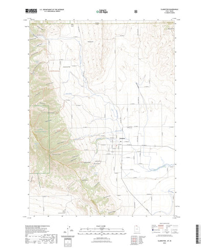 United States Geological Survey Clarkston, UT (2023, 24000-Scale) digital map