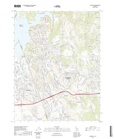 United States Geological Survey Clarksville, CA (2021, 24000-Scale) digital map