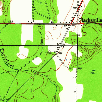 United States Geological Survey Clarksville, FL (1945, 24000-Scale) digital map