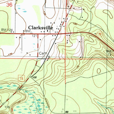United States Geological Survey Clarksville, FL (1990, 24000-Scale) digital map