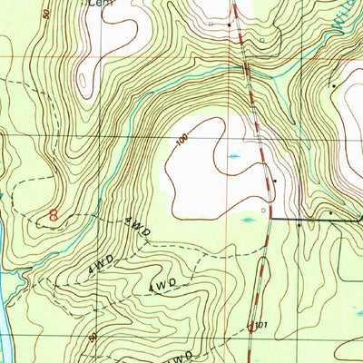 United States Geological Survey Clarksville, FL (1990, 24000-Scale) digital map