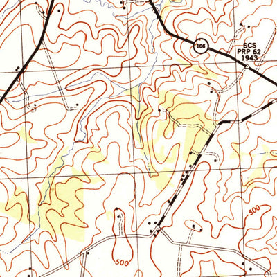 United States Geological Survey Clarksville, MD (1944, 31680-Scale) digital map