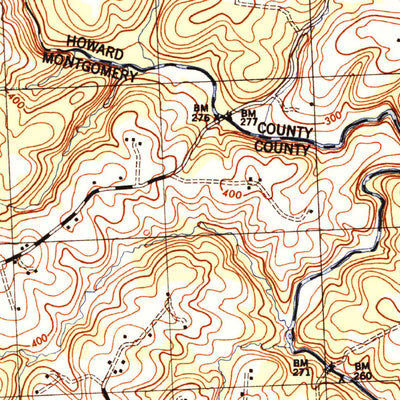 United States Geological Survey Clarksville, MD (1944, 31680-Scale) digital map