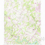 United States Geological Survey Clarksville, MD (1957, 24000-Scale) digital map