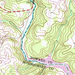 United States Geological Survey Clarksville, MD (1957, 24000-Scale) digital map