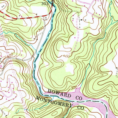 United States Geological Survey Clarksville, MD (1957, 24000-Scale) digital map