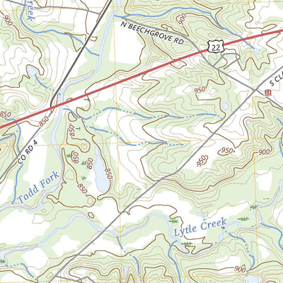 United States Geological Survey Clarksville, OH (2023, 24000-Scale) digital map